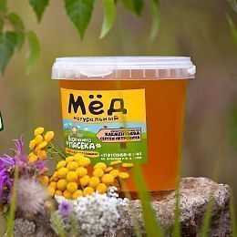 Мёд в пластиковой банке 350 гр. Луга